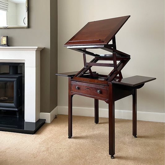 Georgian Draughtsman Table Or Architect's Desk 18th Century ANTIQUE