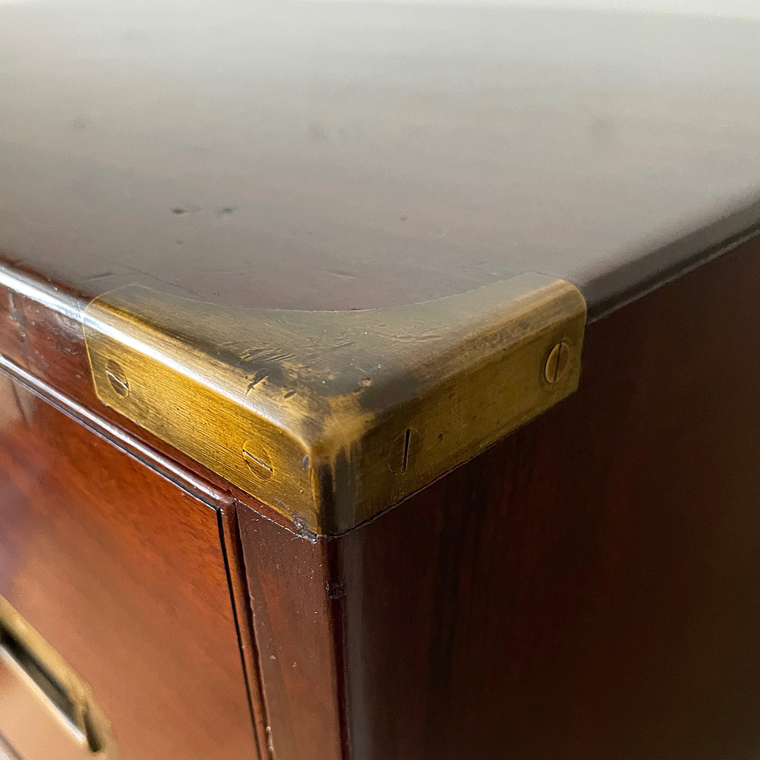 W. Day Secretaire Campaign Chest Early 19th Century ANTIQUE