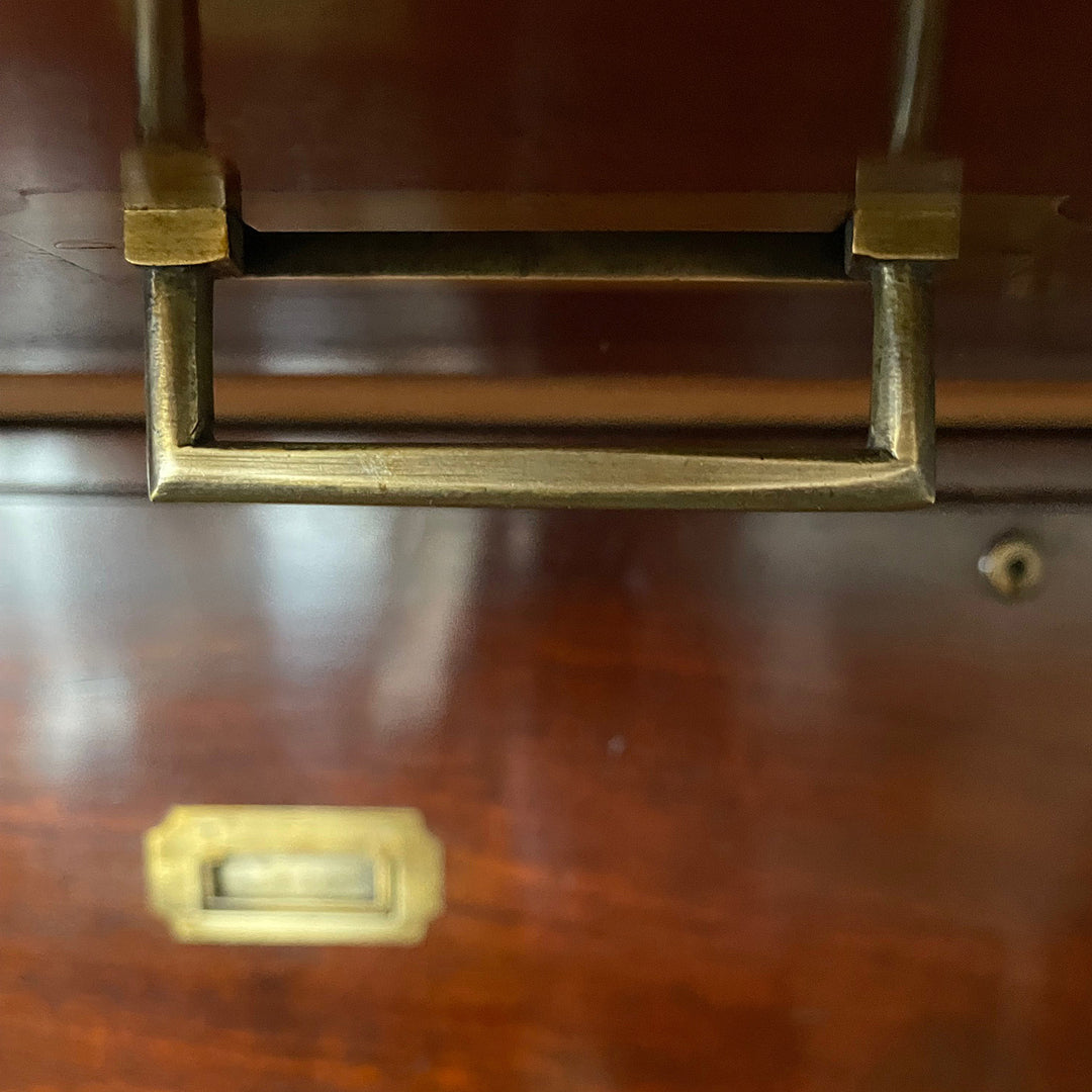 W. Day Secretaire Campaign Chest Early 19th Century ANTIQUE