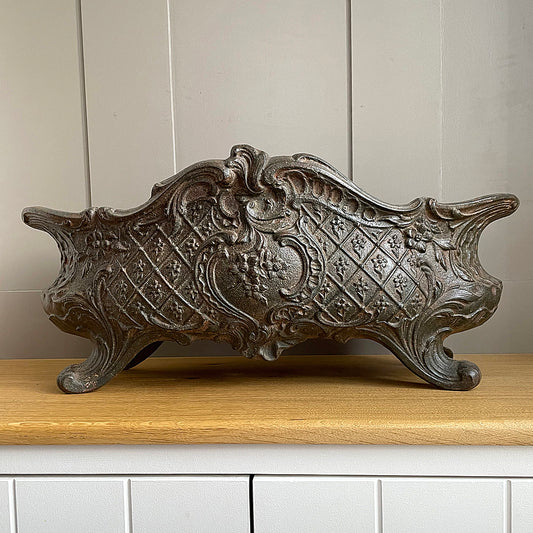 Large Cast Iron Garden Planter Louis XV Rococo Style French 1890's ANTIQUE