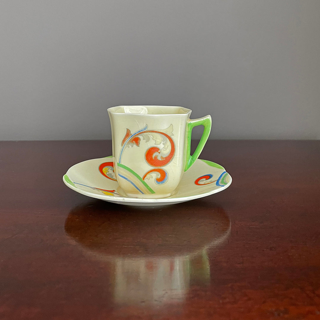 Royal Doulton Syren Duveen Coffee Set For Six Art Deco 1930's VINTAGE