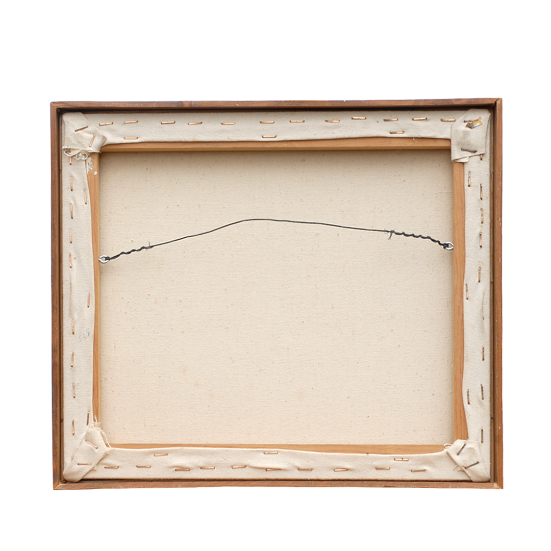 Sue Wall Painting American Victorian House Italianate Style VINTAGE