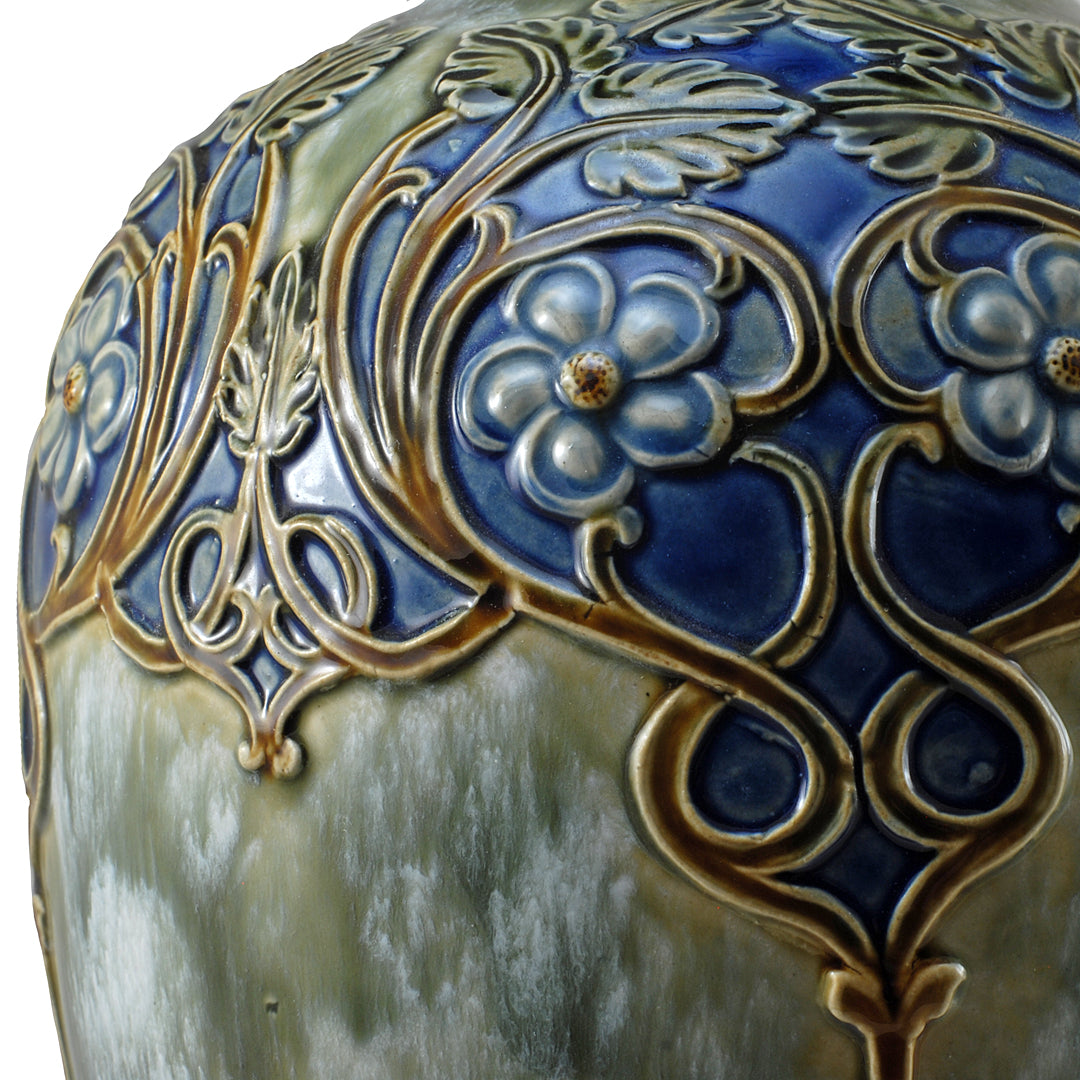 Royal Doulton Lambeth Vase 45.5cm Art Nouveau Eliza Simmance 1906 ANTIQUE