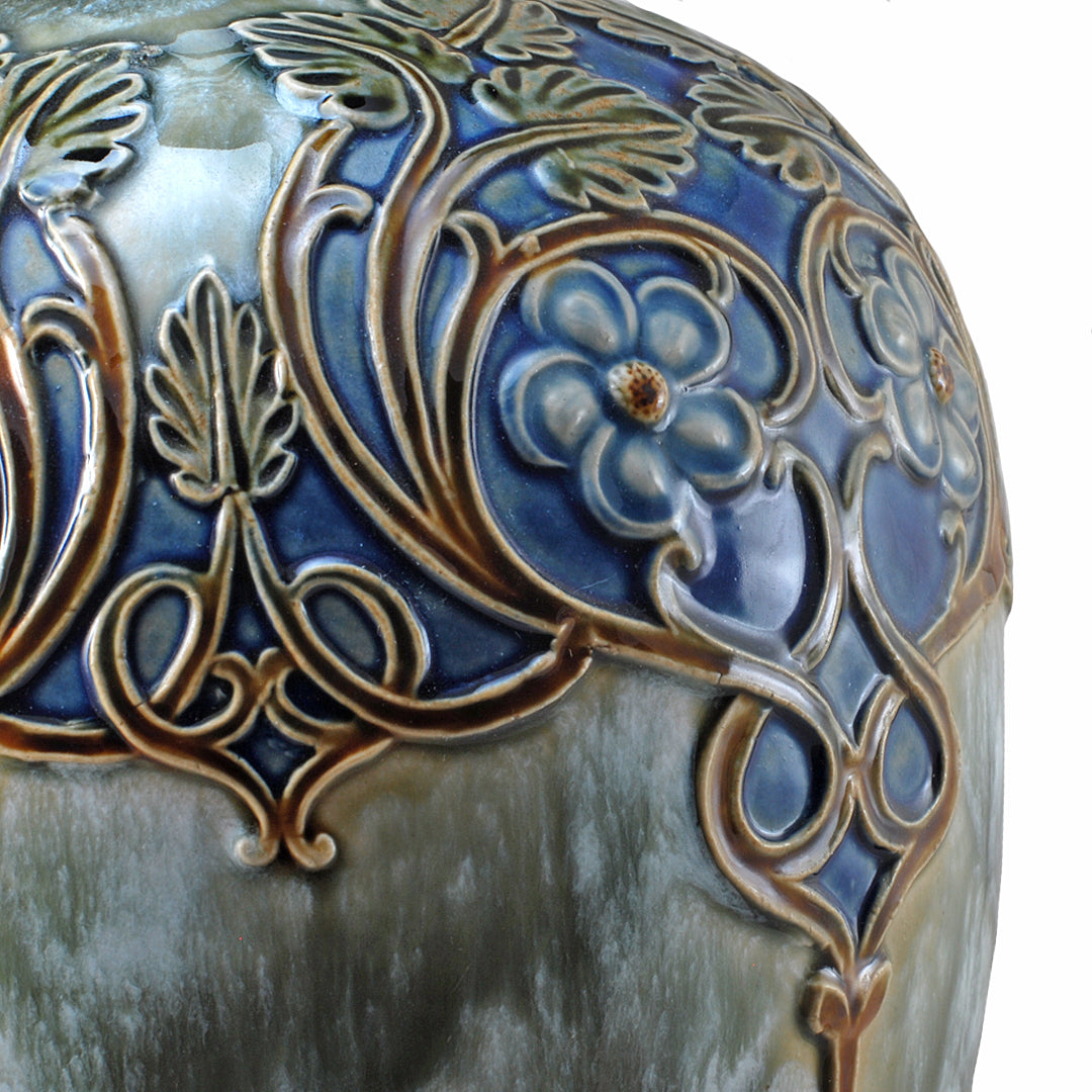 Royal Doulton Lambeth Vase 45.5cm Art Nouveau Eliza Simmance 1906 ANTIQUE