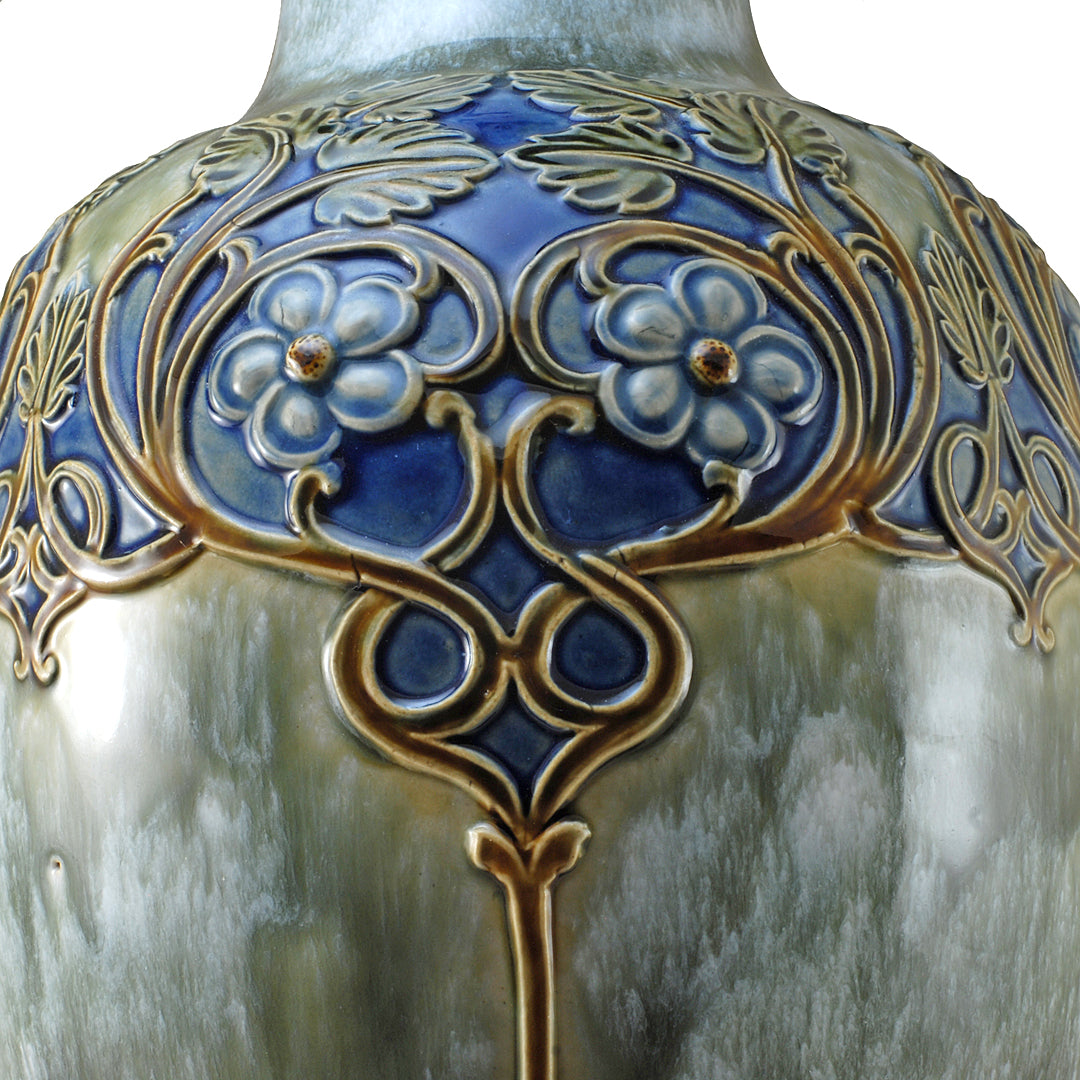 Royal Doulton Lambeth Vase 45.5cm Art Nouveau Eliza Simmance 1906 ANTIQUE