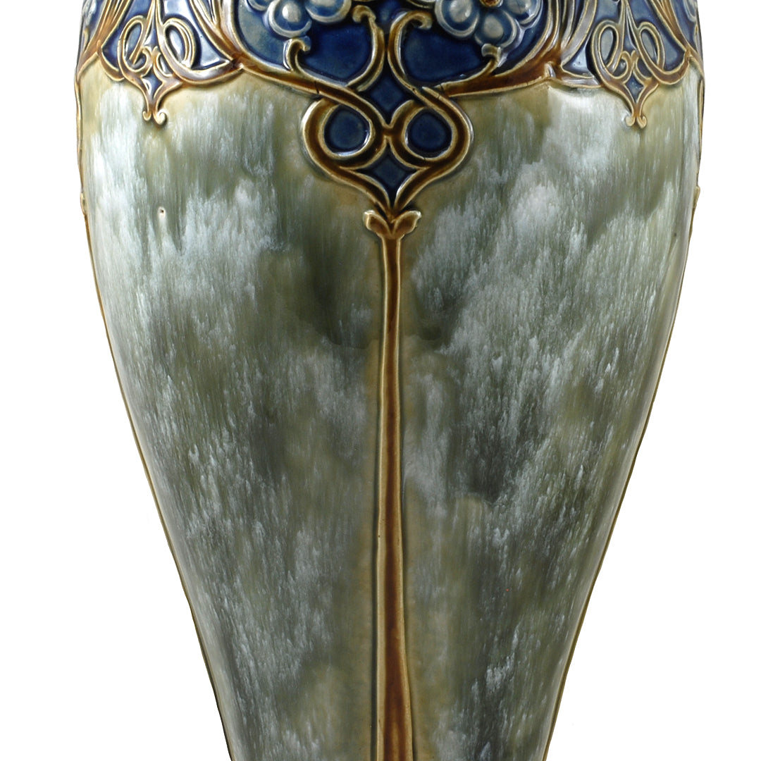 Royal Doulton Lambeth Vase 45.5cm Art Nouveau Eliza Simmance 1906 ANTIQUE