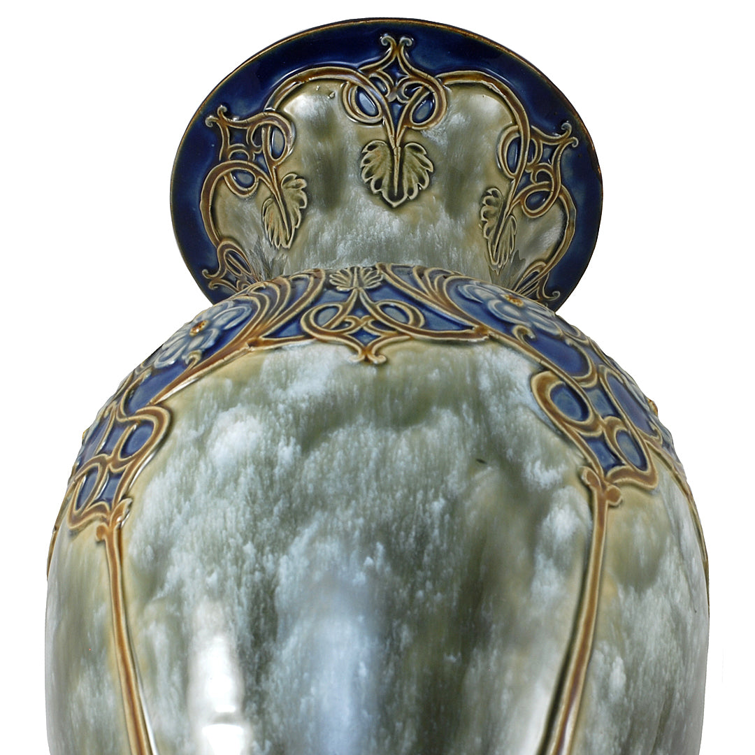 Royal Doulton Lambeth Vase 45.5cm Art Nouveau Eliza Simmance 1906 ANTIQUE