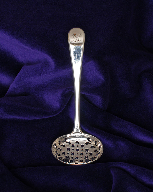 Sterling Silver Sugar Sifter Spoon William Eley London 1807 ANTIQUE