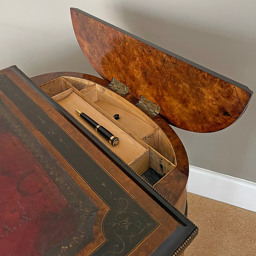 William Fry & Co Aesthetic Movement Writing Desk / Table Irish 1870's ANTIQUE