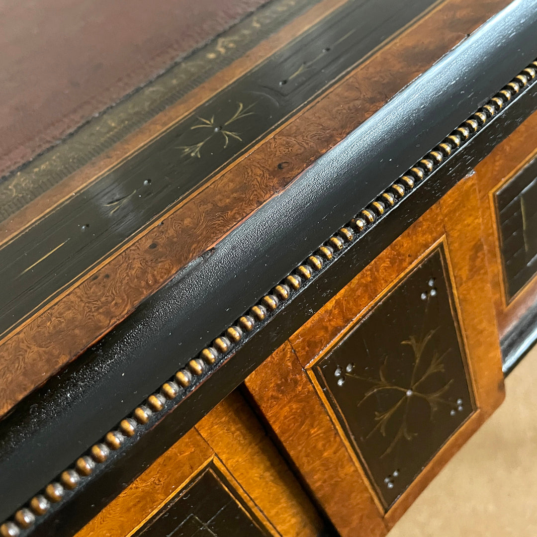 William Fry & Co Aesthetic Movement Writing Desk / Table Irish 1870's ANTIQUE