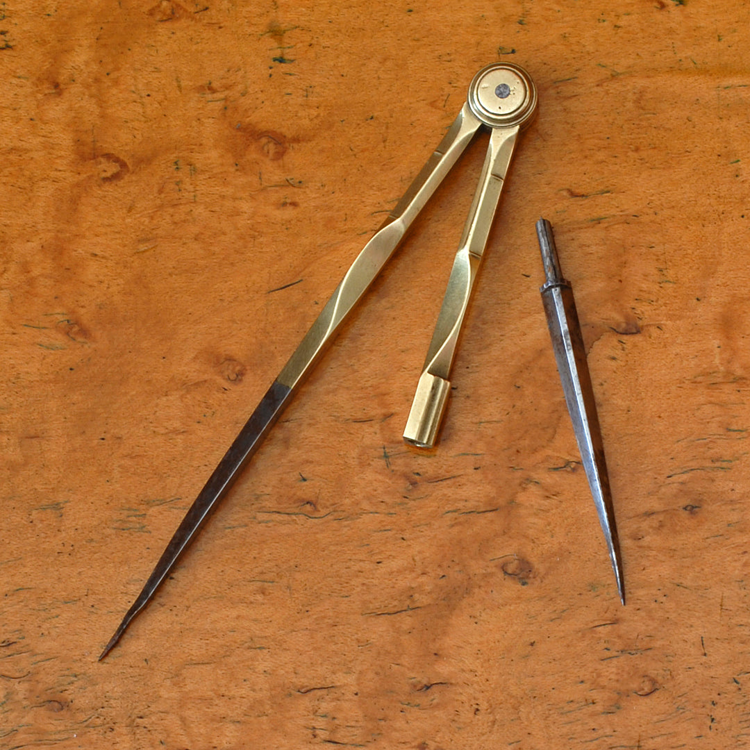 W. Harris & Co Drawing Instruments In Fish Skin Case 1815-41 ANTIQUE